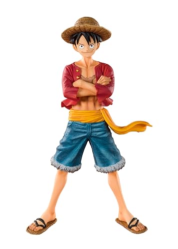 BANDAI Monkey d. Luffy Straw Hut, Figur, 14 cm, One Piece Figuarts Zero re-Run von TAMASHII NATIONS