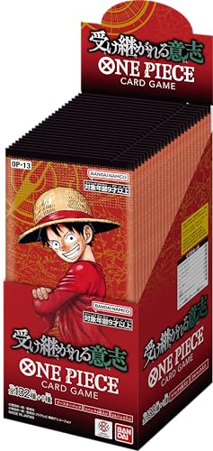 BANDAI ONE Piece Card Game Inherited Will (OP-13) (Box) 24 Stück von BANDAI