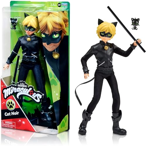 Bandai - Miraculous Ladybug - Ankleidepuppe 26 cm - Cat Noir - P50002 von Bandai