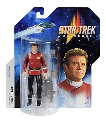 BANDAI Star Trek Figur Captain James T. Kirk | 12,7 cm Kirk Actionfigur aus Wrath of Khan | Gelenkfigur und Geschenke von BANDAI