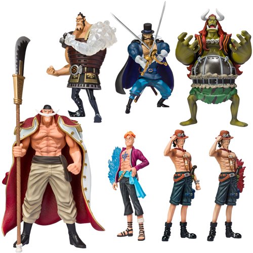 BANDAI - Pack de 8 Figurines One Piece White Beard Pirates - 4543112709677 von BANDAI
