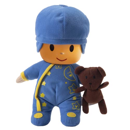 BANDAI Pocoyó PB77350 Plüschtier Pocoyo Süße Träume, Mehrfarbig, Erkunden Sie den Traum mit süßen Plüschtieren, Träumen für magische Nächte, Umarmungen und Ruhe von BANDAI