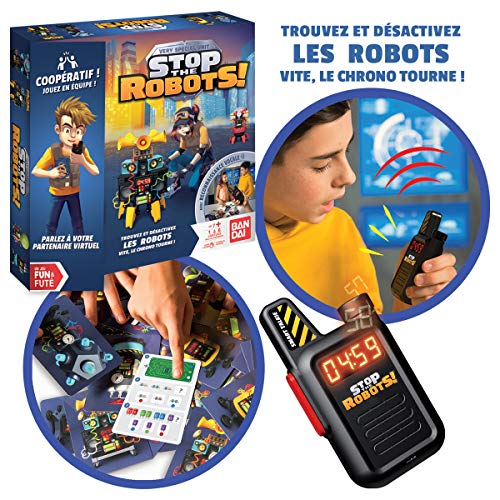 BANDAI – Spaß- & Denkspiele – Very Special Unit: Stop The Robots – Kooperatives Gesellschaftsspiel – Interaktives Spiel mit Spracherkennung für Freunde und Familie – Spricht Französisch – ZZ20112 BANDAI – Spaß- & Denkspiele – Very Special Unit: Stop The Robots – Kooperatives Gesellschaftsspiel – Interaktives Spiel mit Spracherkennung für Freunde und Familie – Spricht Französisch – ZZ20112 von BANDAI
