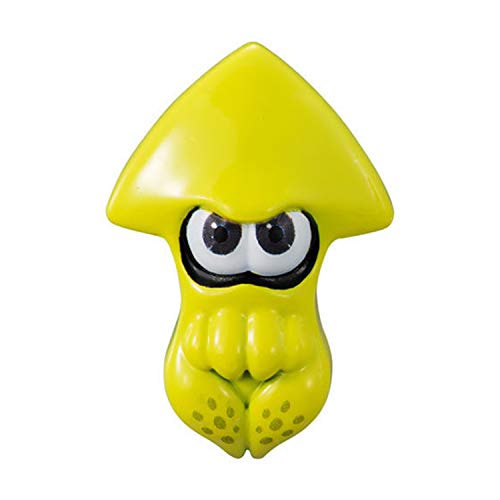 BANDAI ???? Splatoon 2 Squid Curling Mascot Trading Figur: Inkling-Tintenfisch [Neon Yellow] von BANDAI