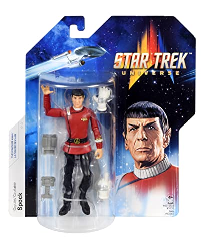 BANDAI Star Trek Figur Captain Spock | 12,7 cm Spock Star Trek Wrath of Khan Actionfigur | Star Trek The Wrath of Khan Spielzeug bewegliche Figur | Star Trek Geschenke und Star Trek Merchandise BANDAI Star Trek Figur Captain Spock | 12,7 cm Spock Star Trek Wrath of Khan Actionfigur | Star Trek The Wrath of Khan Spielzeug bewegliche Figur | Star Trek Geschenke und Star Trek Merchandise von BANDAI