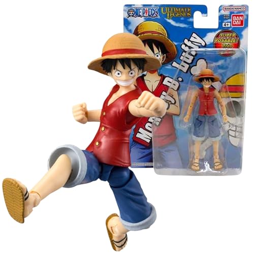 BANDAI - Ultimate Legends - One Piece Actionfigur 12 cm - Monkey D. Luffy - Offizielle One Piece Lizenz - Gelenkige Ruffy Figur - Spielzeug für Kinder ab 4 Jahren - VE91031 von BANDAI