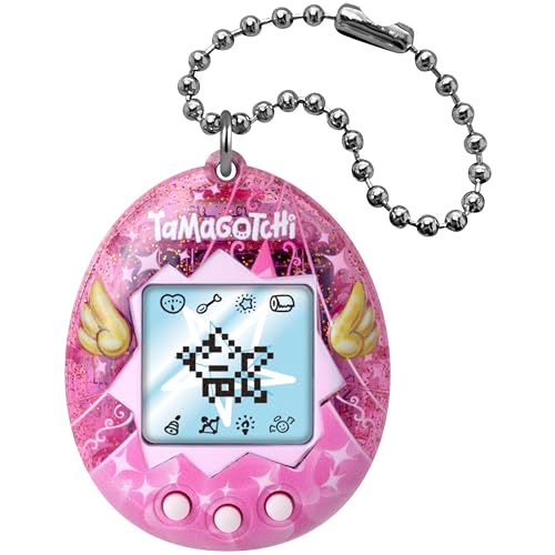 Bandai - Tamagotchi - Original Tamagotchi - Angel Dress - Elektronisches virtuelles Haustier mit Farbbildschirm - Interaktives Haustierspielzeug - Engelskleid - Spielzeug für Kinder ab 8 Jahren -42999 von BANDAI