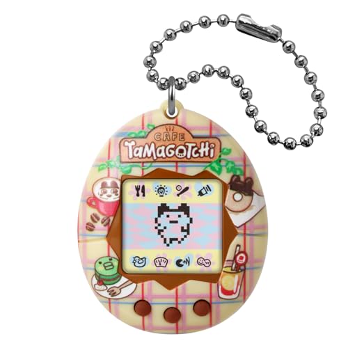 Bandai, Tamagotchi Virtuelles Haustier, Original, Kaffee, Mehrfarbig, 42997, elektronisches Spielzeug, optimal für Kinder ab 8 Jahren, Ihr Lieblings-elektronisches Haustier von BANDAI