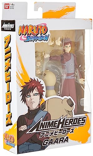 Bandai – Anime Heroes – Naruto Shippuden – Anime Heroes Figur 17 cm – Gaara – 36906 von BANDAI