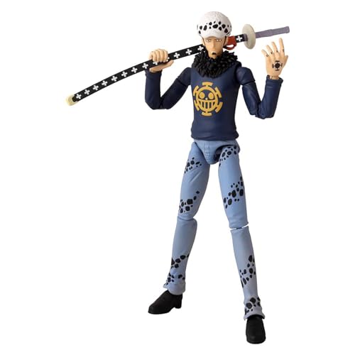 Bandai – Anime Heroes – One Piece – Anime Heroes-Figur 17 cm – Trafalgar Law – Gelenkfigur Law One Piece - Offizielle Lizenz - 36937 von BANDAI