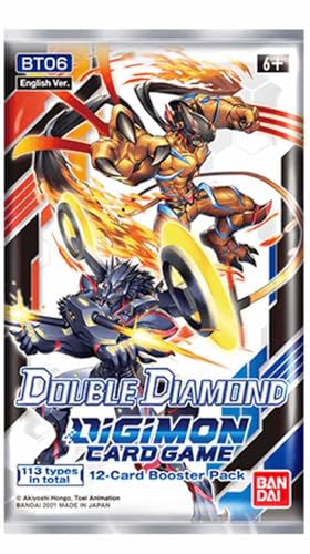 Digimon Kartenspiel - Double Diamond Booster BT06 Digimon Kartenspiel - Double Diamond Booster BT06 von Bandai