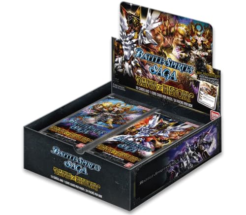 Bandai Battle Spirits Saga: Dawn of History Set 1 [BSS01] Booster Display, Sammelkartenspiel, ab 9 Jahren, für 2 Spieler, 20-30 Minuten Spieldauer von Bandai Namco Entertainment