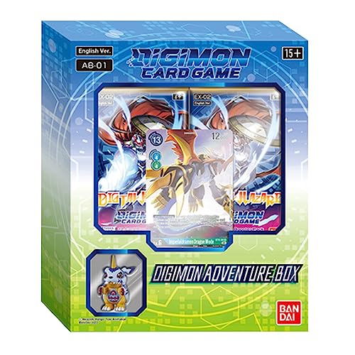 Bandai Digimon Kartenspiel: Adventure Box AB-01 | Kartenspiel | Ab 6 Jahren | 2 Spieler | 10 Minuten Spielzeit, 12 x18 Inch Bandai Digimon Kartenspiel: Adventure Box AB-01 | Kartenspiel | Ab 6 Jahren | 2 Spieler | 10 Minuten Spielzeit, 12 x18 Inch von BANDAI