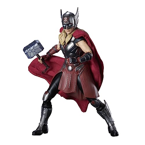 bandai Mighty (Thor: Love & Thunder), S.H.Figuarts Leistungsstarke Figuren, solide, Mehrfarbig, Standard bandai Mighty (Thor: Love & Thunder), S.H.Figuarts Leistungsstarke Figuren, solide, Mehrfarbig, Standard von TAMASHII NATIONS