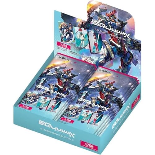 Bandai Gundam Card Collection Gundam GQuuuuuuuuX (Box), 20 Stück von BANDAI