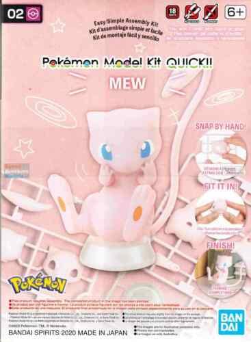 Bandai Hobby – Pokémon – Figur mit Gelenken, zum Bauen, 8 cm – Charakter Mew von Bandai