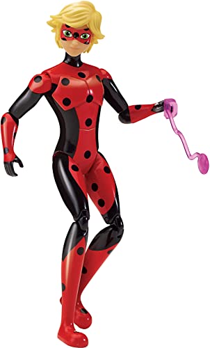 Bandai – Miraculous Ladybug – Besonders bewegliche Figur 15 cm – Mister Bug – 39760 von Bandai