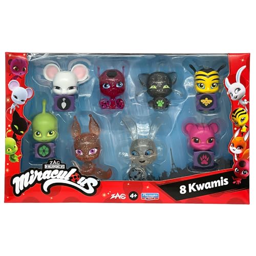 BANDAI P50532 Miraculous Mir Pack de 8 kwamis, Mehrfarbig von Bandai
