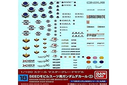 Bandai Hobby GD-18 Gundam Seed Bandai Decal Actionfigur (Beutel/6), 1 Bogen von Bandai Hobby