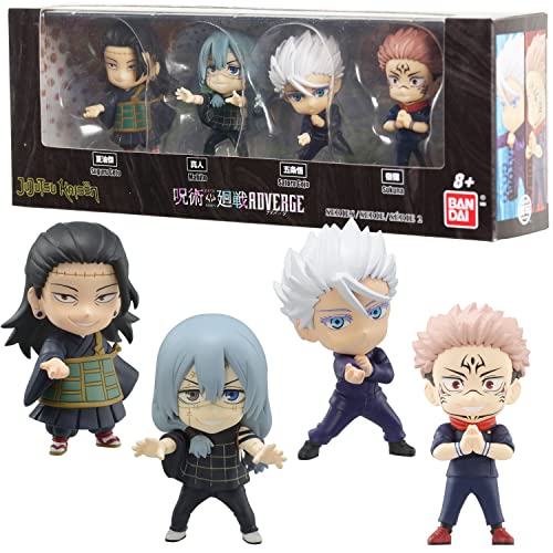 Bandai Namco - Jujutsu Kaisen Adverge Figure Box Set D (Satoru Gojo, Ryomen Sukuna, Suguru Geto, Mahito), Adverge Figure Box Set von BANDAI