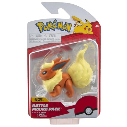 Pokémon PKW0298 - Battle Figure Pack - Flamara, offizielle detaillierte Figur, 7,5 cm von Pokemon