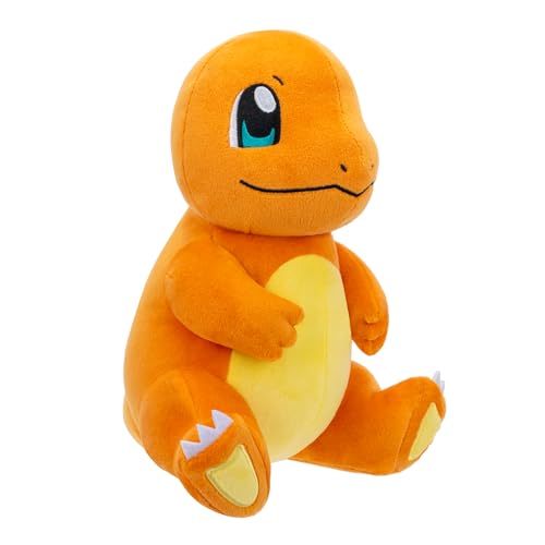 Bandai Pokémon – Plüschtier Glumanda (Charmander) – Plüschtier 20 cm sehr weich – Geschenkidee Plüsch Pokemon für Kinder und Erwachsene – Spielzeug für Kinder ab 2 Jahren – Offizielles Lizenzprodukt – von Bandai