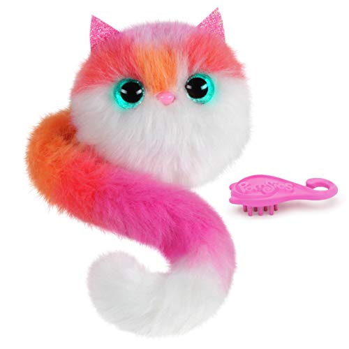 Bandai – Pomsies – Trixie – Bunter Fuchs – Interaktives Kuscheltier, das sich überall befestigen lässt – SK18041 von Bandai