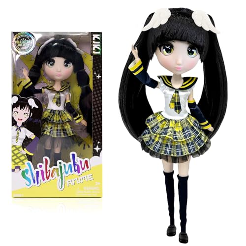 Bandai Shibajuku – Puppe Kiki 30 cm – offizielles Lizenzprodukt Shibajuku Anime – große Puppe Kawai im japanischen Stil – Sammlerpuppe Edition Kiki mit Zubehör – Spielzeug für Kinder ab 3 Jahren – von Bandai
