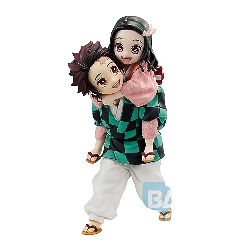 Bandai Spirits Ichibansho - Demon Slayer - Tanjiro Kamado & Nezuko Kamado (Immortal Ties), Sammelfigur von BANDAI