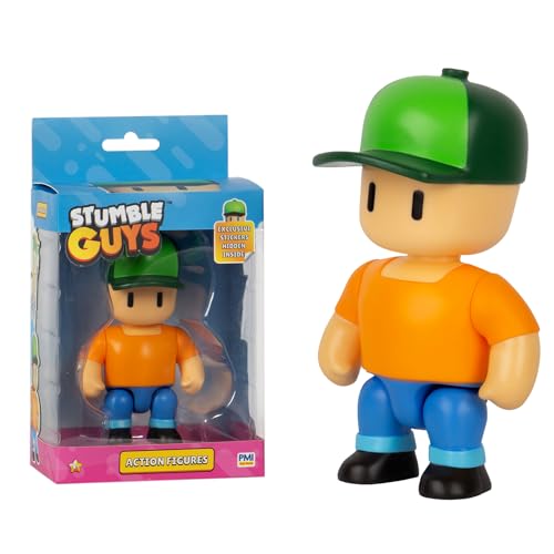 BANDAI Stumble Guys – Mr. Stumble – 11 cm Actionfigur mit Gelenken und Aufklebern – Offizielle Lizenz – Videospiel-Figur BANDAI Stumble Guys – Mr. Stumble – 11 cm Actionfigur mit Gelenken und Aufklebern – Offizielle Lizenz – Videospiel-Figur von Bandai