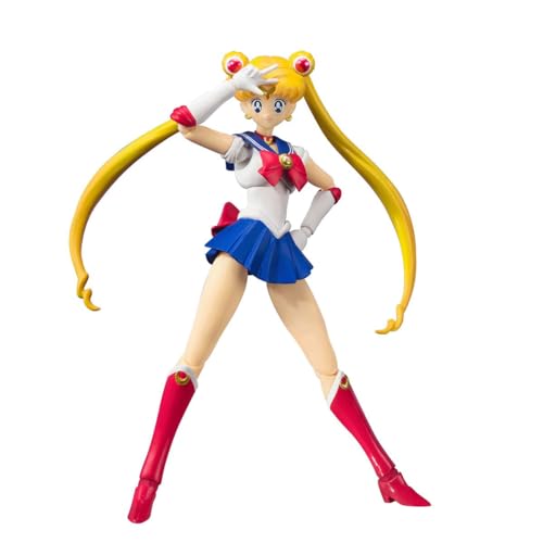 Bandai Tamashii Nations Sconosciuto S.H. Figuarts Pretty Guardian Sailor Moon Sailor Moon Action Figur, Mehrfarbig, Standard von TAMASHII NATIONS