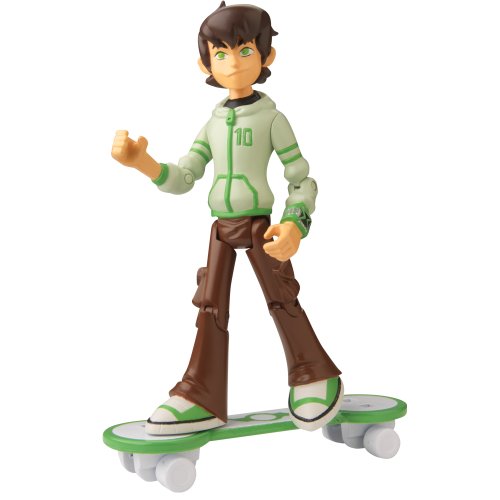 Ben 10 Omniverse Alien Sammler Figur - Ben Tennyson mit Kaputzenpulli und Skateboard [UK Import] von Ben-10