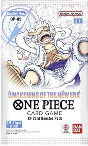BANDAI | One Piece Card Game - Awakening of the New Era - Single Booster Pack (12 Karten) (OP-05 Englisch) | Sammelkartenspiel von BANDAI