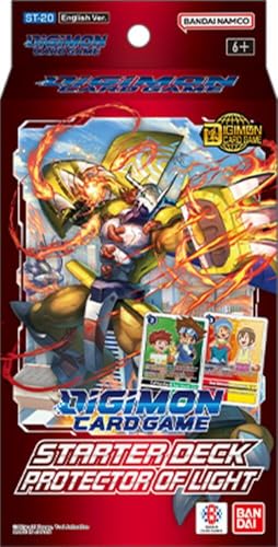 Digimon TCG Protector of Light Starter Deck ST-20 [54 Karten] von BANDAI