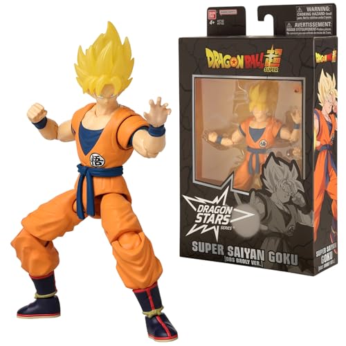 Dragon Ball Bandai Dragon Stars Figuren Super Saiyan Goku Super: Broly Movie Goku Actionfigur | 17 cm bewegliche Figur | Bandai Dragon Stars Anime Figuren Goku Spielzeug von BANDAI