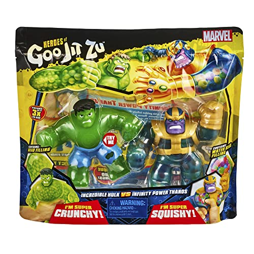 BANDAI - GOO JIT Zu Heroes Marvel Pack 2 Hulk und Thanos von BANDAI