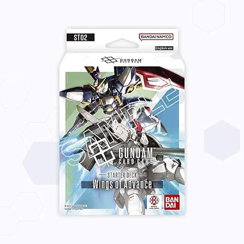 Gundam Kartenspiel Starter Deck - Wings of Advance (ST02) - 50 Karten von BANDAI