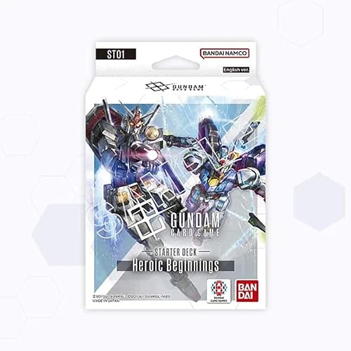Gundam ST01 Startkartenspiel Heroic Beginnings (ST01) 50 Karten von BANDAI