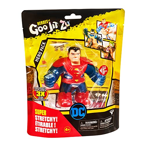 Heroes of Goo Jit Zu Bandai CO41288 Actionfigur, Spielzeug, DC Heroes Armored Superman, Mehrfarbig, Superman-Figur für Sammler von Heroes of Goo Jit Zu