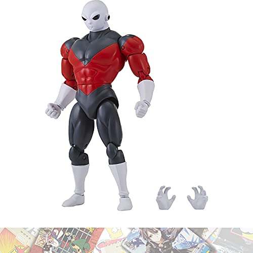 Jiren: Dragon Star Actionfigur Wave 5, 17 cm, mit 1 D.B. Themen-kompatible Sammelkarte (35990) von BANDAI