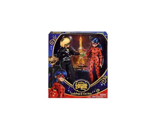 BANDAI – Miraculous Ladybug und Cat Noir 2er Packung Ankleidepuppen 26 cm P50198, Ladybug und Cat Noir (Movie) BANDAI – Miraculous Ladybug und Cat Noir 2er Packung Ankleidepuppen 26 cm P50198, Ladybug und Cat Noir (Movie) von BANDAI