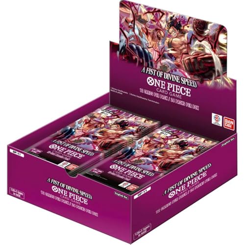 Bandai Einteiliges TCG: A Fist of Divine Speed (OP-11) Booster-Display, Sammelkartenspiel, ab 6 Jahren, für 2 Spieler, über 15 Minuten Spieldauer von BANDAI