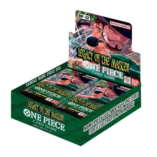 One Piece TCG: Legacy of The Master (OP-12) Booster-Box, 24 Packungen von BANDAI