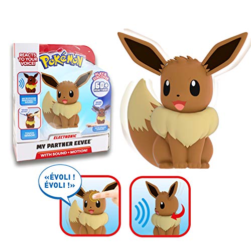 Pokemon – Mon Partenaire Evoli – interaktive Figur, 12 cm Pokemon – Mon Partenaire Evoli – interaktive Figur, 12 cm von BANDAI