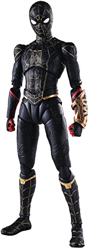 Bandai Tamashi Nations Spider-Man: Now Way Home - Spider-Man (Black & Gold Suit), Spirits S.H.Figuarts, Mehrfarbig von TAMASHII NATIONS