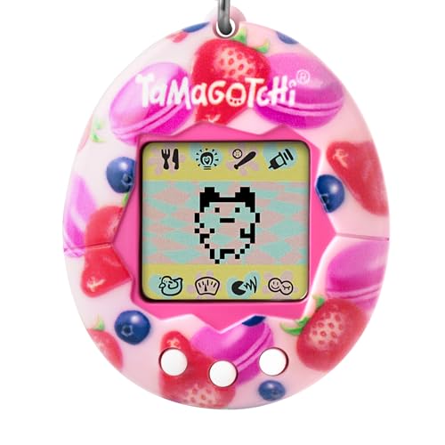 Bandai - Tamagotchi - Tamagotchi Original - Berry Delicious - Elektronisches virtuelles Tier mit Farbdisplay, 3 Tasten und Spielen - Interaktives Tier auf Deutsch - Kinderspielzeug ab 8 Jahren - 42971 von TAMAGOTCHI