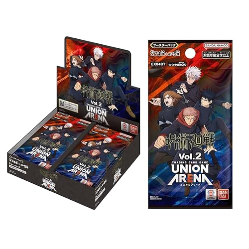 Union Arena – Kartenspiel: Booster Box Jujutsu Kaisen Band 2 (UEX02BT) – 16 Boosterpacks von BANDAI
