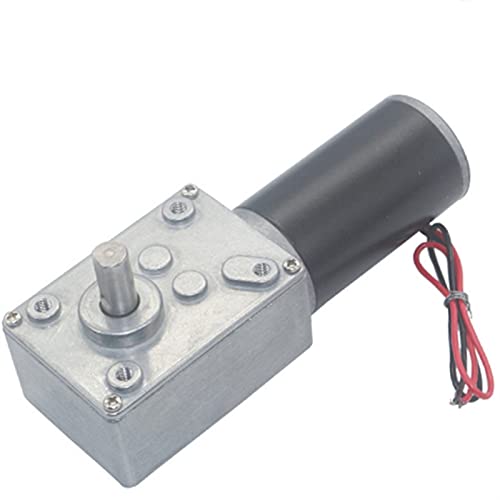 BANGHA Dc Motor,Motor Getriebemotor. DC 12V 24V. Turbo-Wurm-Reduktionsmotor für Fernbedienungsvorhänge Papierschredder, die Maschinen kopieren(160 RPM,24V) von BANGHA