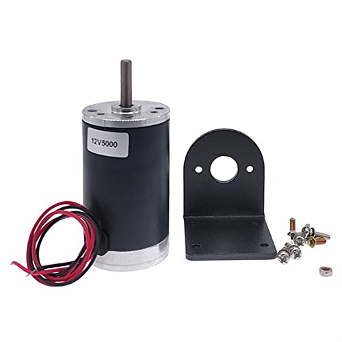 BANGHA Dc Motor,Motor Rohrmotor mit Montagehalterung 1 2V 24V DC. Motorhalterungshalterung.(7000rpm,24V) von BANGHA
