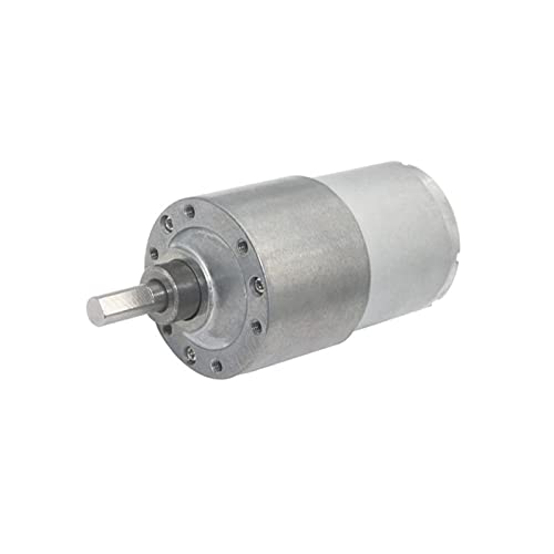 Dc Motor,Motor 37mm Alle Metallgetriebe 12V 24V DC Getriebemotor 7RPM Bis 1600 U/min Getriebemotor mit hohem Drehmoment exzentrischer Welle Getriebemotor(22 RPM,DC 12V) von BANGHA